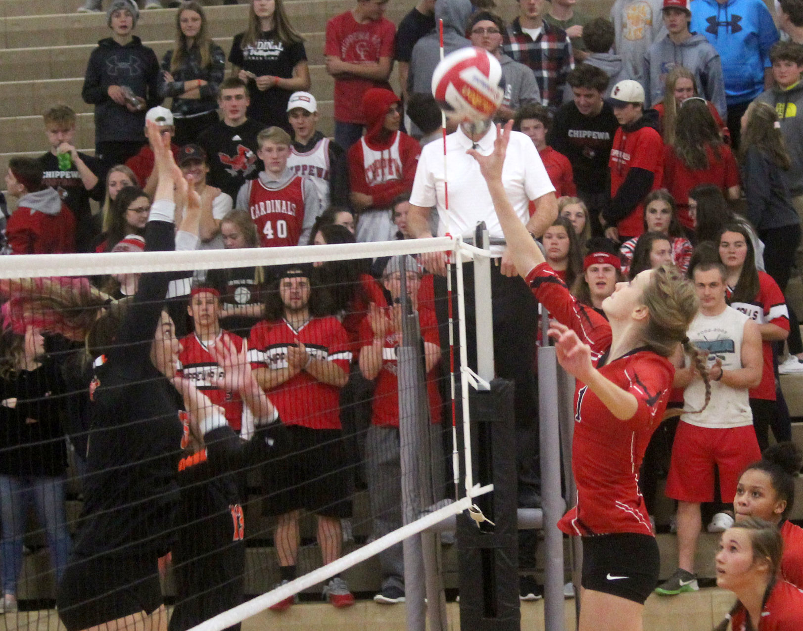 Marshfield at Chi-Hi volleyball 10-18-18